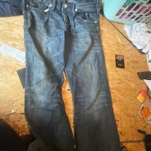 Bunch of brand new jeans never worn .